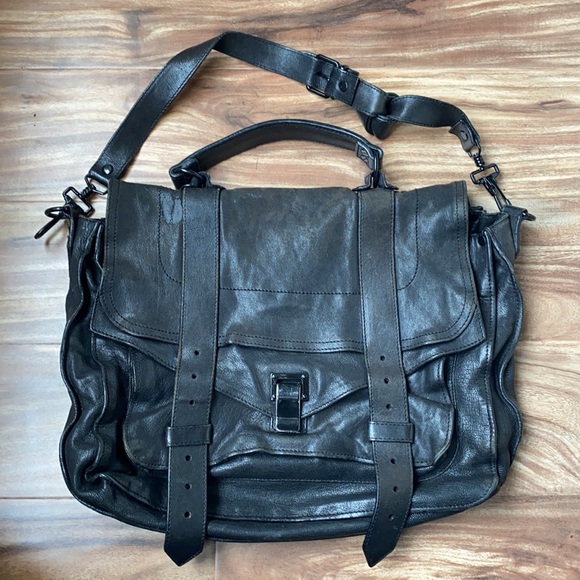 Proenza Schouler PS1 Tiny Bag - Black | Proenza Schouler  Proenza Schouler Large PS1 Blackout Purse